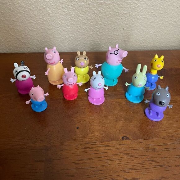 Peppa Pig Vintage 2003 Figures Cake Toppers - Picture 9 of 13